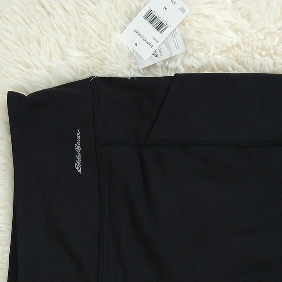💎Eddie Bauer Cropped Athletic Black Pants XL 💎 - Picture 7 of 11